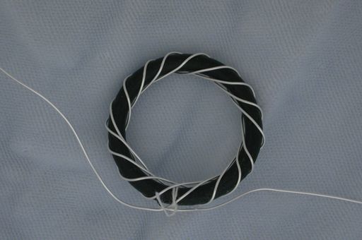 silver toroid knot