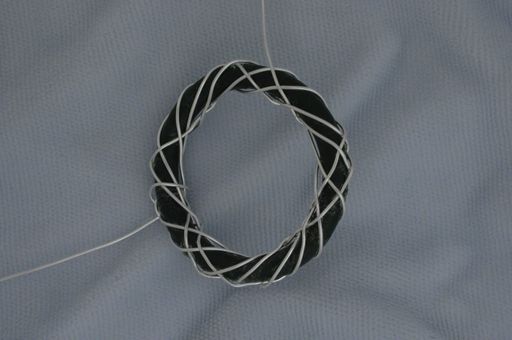 silver toroid knot