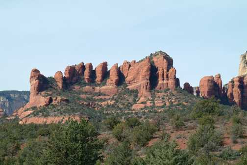 Rock formations near Sedona, AZ.