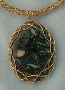 Koroit opal, in 5x11 setting.