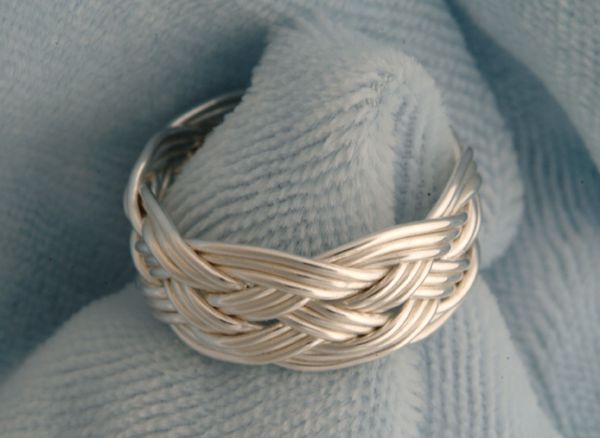 Silver ring workshop example.